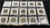 Coins - lot of 14-1897 Liberty Head nickels(1178)