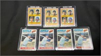 Sports cards - three 1978 Topps Paul Molitor/Alan