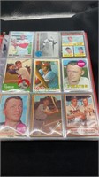 Sports cards - binder with approximately 80