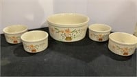 Countryside cookware -  casserole bowl and four