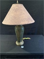 Olive Green Decorative Lamp with Shade