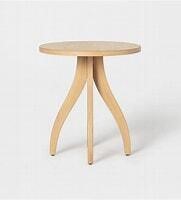 Threshold Round Wood Accent Table