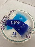 (6x bid) Dixie 90 Ct Paper Plates
