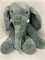 Large Grey Stuffed Elephant