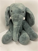 Large Grey Stuffed Elephant
