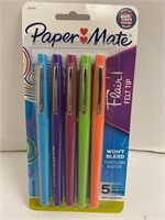 (6x bid) Papermate 5pk Pens