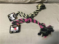 Knotted rope dog toys
