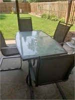 Outdoor table 4 chairs Heavy Built