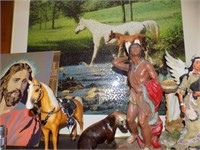 horse indian religious picture