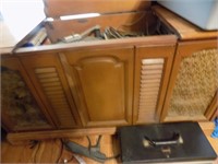 vintage stereo cabinet