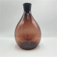 11" Hand Blown Dusky Rose Vase