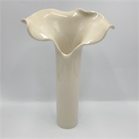 13" Signed Carol's Porcelain Flower Vase