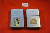 TWO ZIPPO LIGHTERS