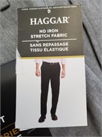 HAGGAR NO IRON PANTS MENS SIZE 36 X 30