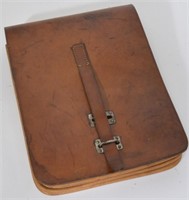 WWII Russian Leather Map Case With Compass