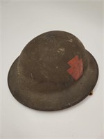 WWI Painted 28th Division US helmet