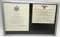 WWII KIA Purple Heart Documents