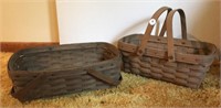 Longaberger Chore and Small Gathering Baskets