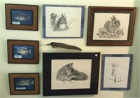 Wildlife Sketches by K Corso