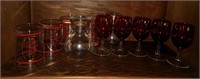 Cranberry to clear stemware and 1982 world's fair