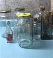 Vlasic embossed pickle jar and others