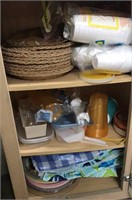 Contents of basement cabinet