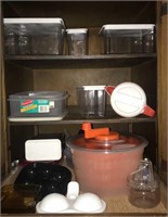 Plastic ware and canisters