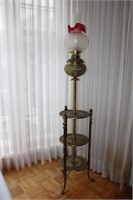 ANTIQUE 5 FT. BANQUET LAMP