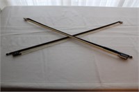 PAIR CELLO/VIOLIN BOWS