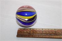 ITALIAN SWIRL ART GLASS MARBLE