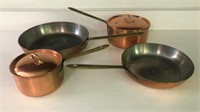 Tagus 6 piece copper cookware