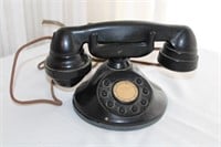 ANTIQUE BLACK BAKELITE TELEPHONE
