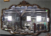 Ornate Banquet mirror in oval frame