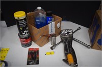 Universal Tire Iron, Dent Puller, Grease Gun  &