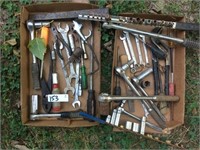 (2) Boxes of Wrenches / Tools