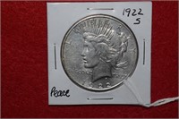 1922-S Peace Silver Dollar