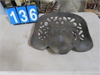 METAL TRACTOR SEAT