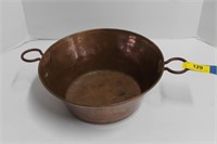 13" Solid Copper Pot with Copper Handles