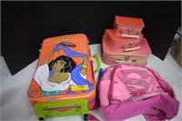 Disney Backpack w/Doll, Super Girl Backpack &
