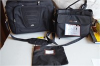 Computer Bag, Locking Bank Bag w/Key &
