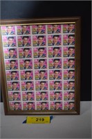 Page of 29 Cent Elvis Stamps