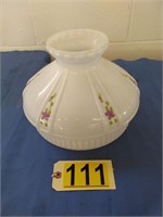 Milk Glass Lamp Shade As Is