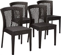 Bonnie Outdoor Wicker Dining Chairs