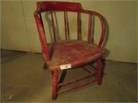 Vintage Wooden Spindle Chair