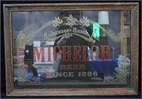 Vintage Michelob Advertising Mirror