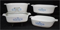 4 pcs. Corningware Casserole Dishes - One Lid