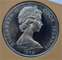 1976 Cook Islands Proof "Porn" Proof Dollar