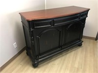 Wine & Bar Cabinet Island 2-Sided Wooden