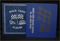 2 Pcs Race Cards Albums - Some Autographed