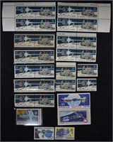 U.S. Space Age Stamps, Plate Blocks, Postal Philat